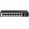 D-Link 10-Port Gigabit PoE Switch with 8 Long Reach PoE Ports and 2 Uplink Ports DGS-F1010P