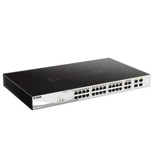 D-Link 26-Port Gigabit Smart Managed PoE+ Switch DGS-F1210-26PS