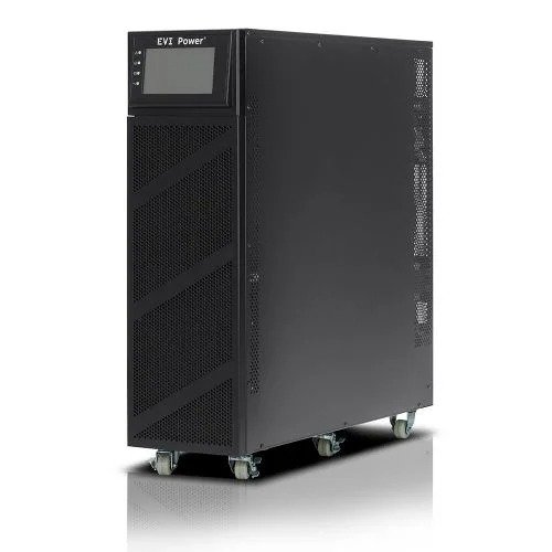 EVI 10000VA / 9000W Tower Online Single Phase UPS with Double Conversion, N+X Redundancy, and LCD Display – Terminal Port Output (EP-UPS10000Y11OT)