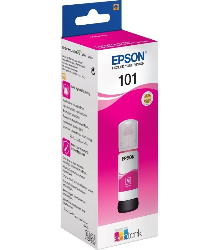 Epson 101 Magenta Ink Cartridge, 70ml – Compatible with L-Series Printers