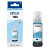 Epson 108 Cyan Ink Cartridge, 70ml – Compatible with L-Series Printers