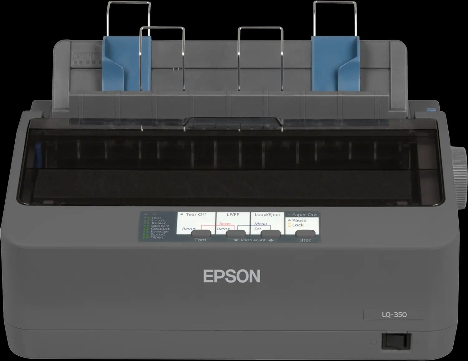 Epson LQ-350 Dot Matrix Printer, 24-Pin, 80 Columns, USB, Parallel, RS-232