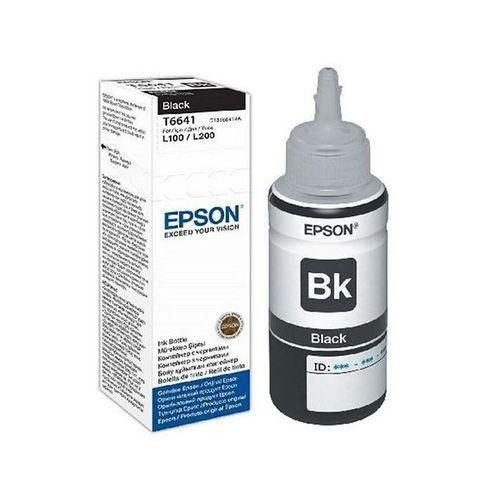 Epson T6641 Black Ink Cartridge, 70ml – Compatible with L-Series Printers