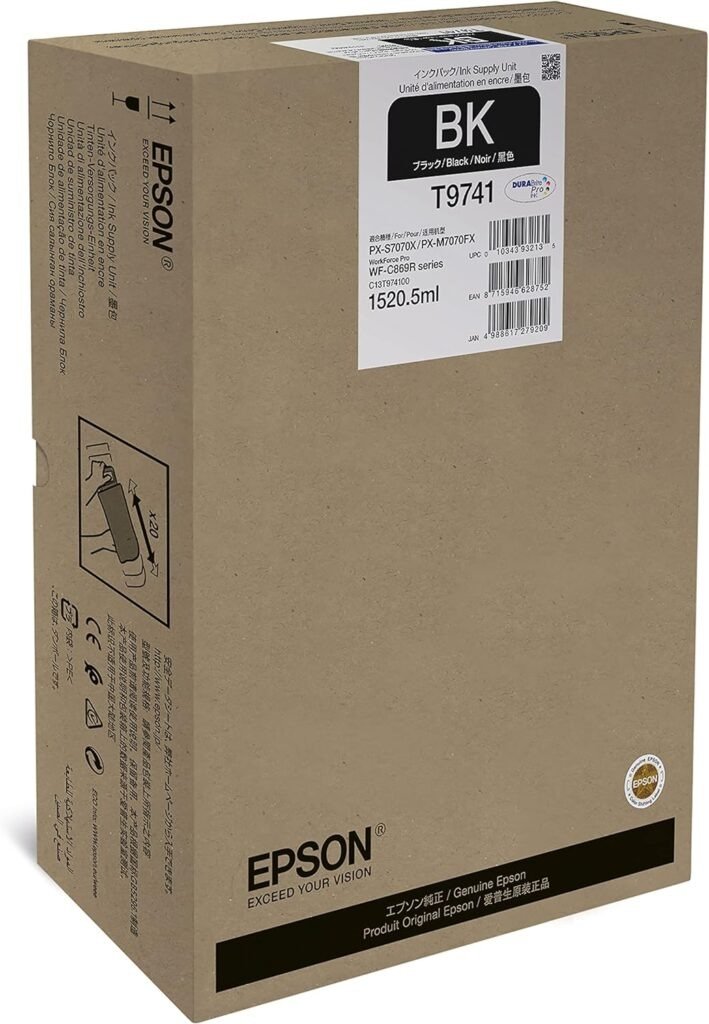 Epson T9741 Black XXL Ink Cartridge – Compatible with WF-C869R Series
