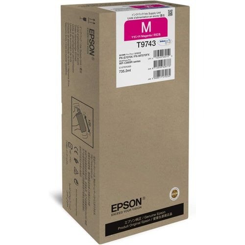Epson T9743 Magenta XXL Ink Cartridge – Compatible with WF-C869R Series