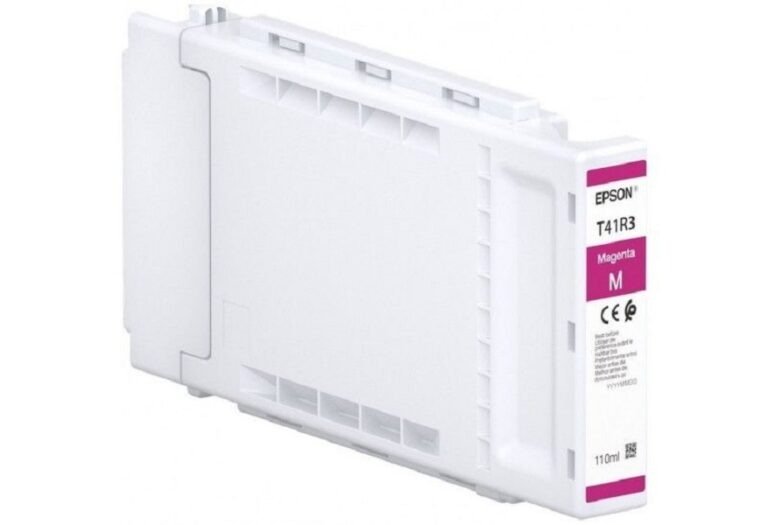 Epson UltraChrome XD2 T41R340 Magenta Ink Cartridge, 110ml – Compatible with SC-T Series Printers