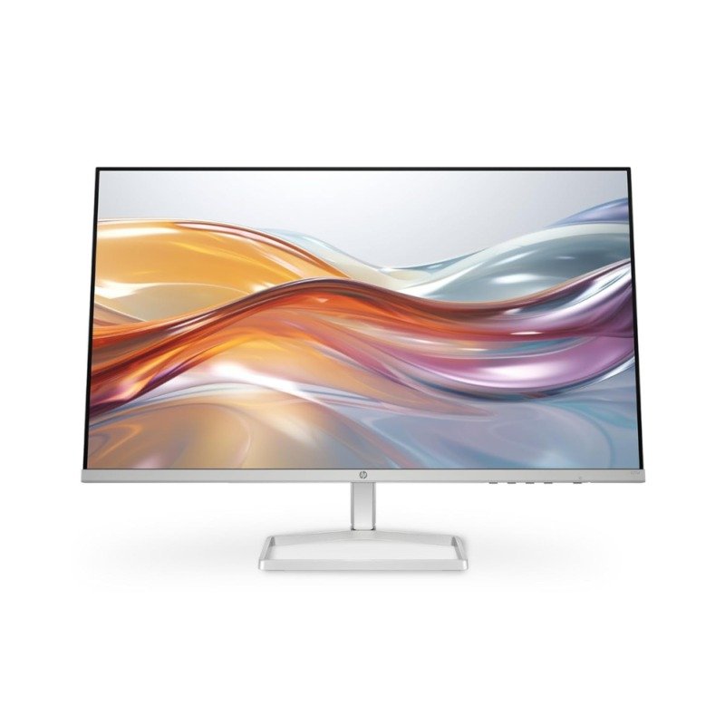 HP 527sh Series 5 27" FHD Monitor – Height/Tilt Adjustable, Black, Dual HDMI & VGA