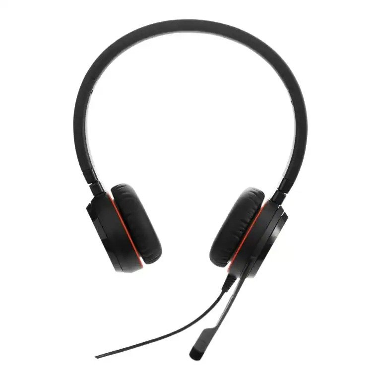 Jabra Evolve 30 II USB-C Wired Stereo Headset with Noise-Canceling Microphone, Microsoft Teams Certified, USB-C/A Adapter - 5399-823-369
