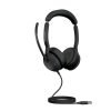 Jabra Evolve2 50 Wired and Bluetooth Stereo Headset with Active Noise-Canceling Microphone, Microsoft Teams Certified, USB-A - 25089-999-999