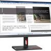 Lenovo ThinkVision S24i-30 23.8-Inch FHD Monitor with Dual HDMI 1.4 and VGA – Raven Black 63DEKAT3UK