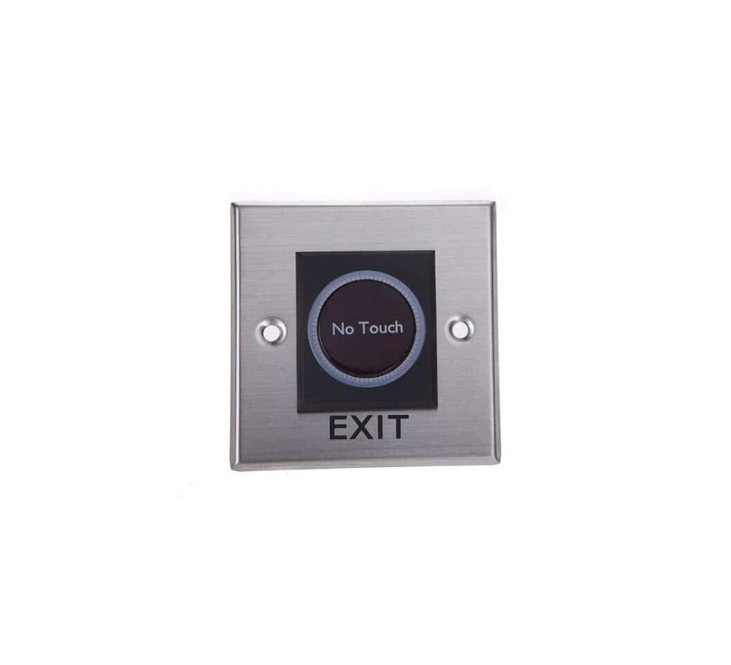 Metallic Exit Button Non-Touch – Contactless Door Release for Access Control