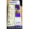 Power Max 4‑Way Surge Protected Extension Cable
