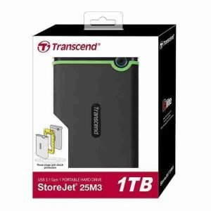 Transcend External HDD 1TB Iron Grey TS1TSJ25M3S
