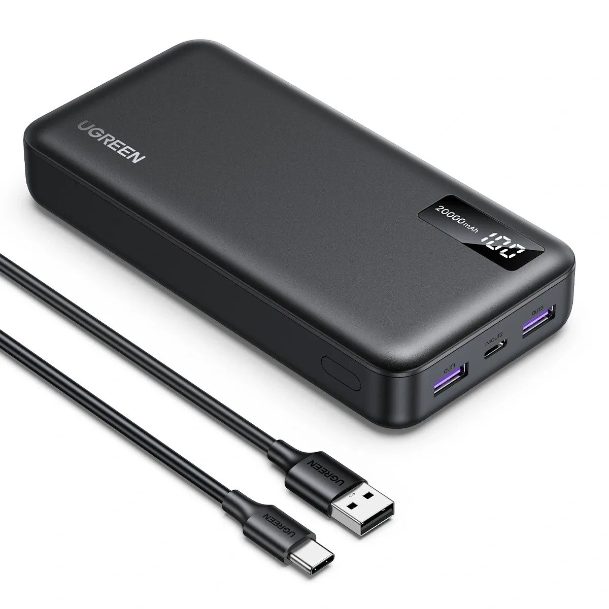 UGREEN 20000mAh Two-Way Fast Charging Power Bank PB312 Portable Charger