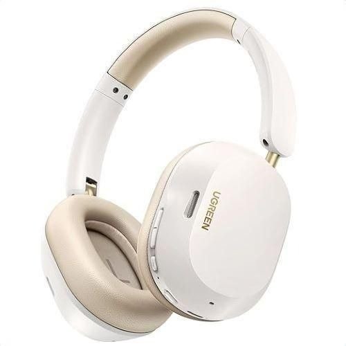UGREEN HiTune Max5c Hybrid Active Noise-Cancelling Headphones White HP203 Wireless Bluetooth Headphones