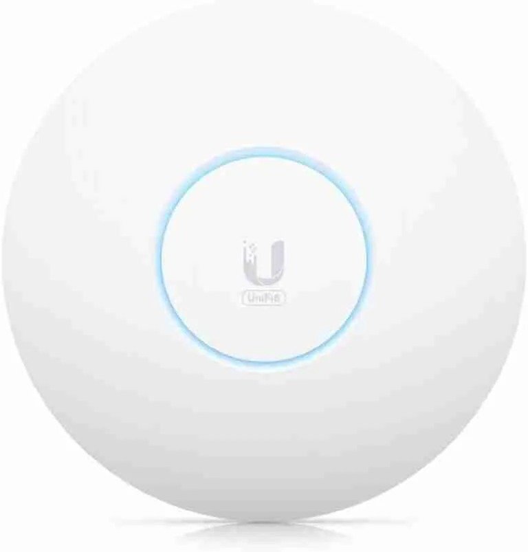 UniFi 6 Enterprise AP, 2.4/5/6 GHz, 802.3at, Ceiling-Mounted (U6-Enterprise)