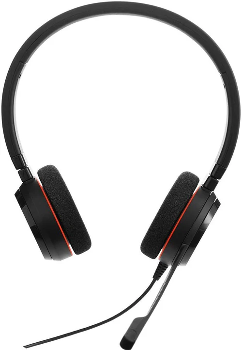 Jabra Evolve 20 USB-C Wired Stereo Headset with Noise-Canceling Microphone, Microsoft Teams Certified, USB-C_A Adapter - 4999-823-169
