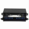 24 Port Fibre Optic Patch Panel with SC/UPC Duplex Single Mode OS2 Adapters and Pigtails