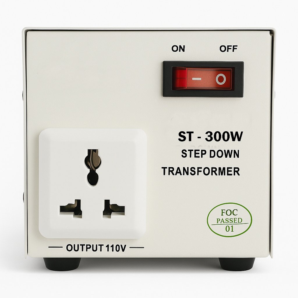 300 Watts Step Down Transformer 220V to 110V Voltage Converter for Appliances and Electronics