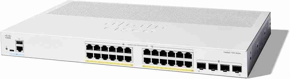 Cisco Catalyst C1300-24P-4G 24-Port Gigabit PoE Managed Switch
