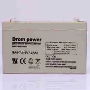 DP7-6 6V 7Ah Sealed Lead Acid Battery