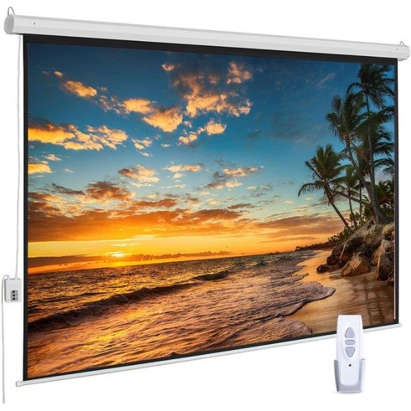 LW EPS-300E Electric Projector Screen 300 x 300 cm
