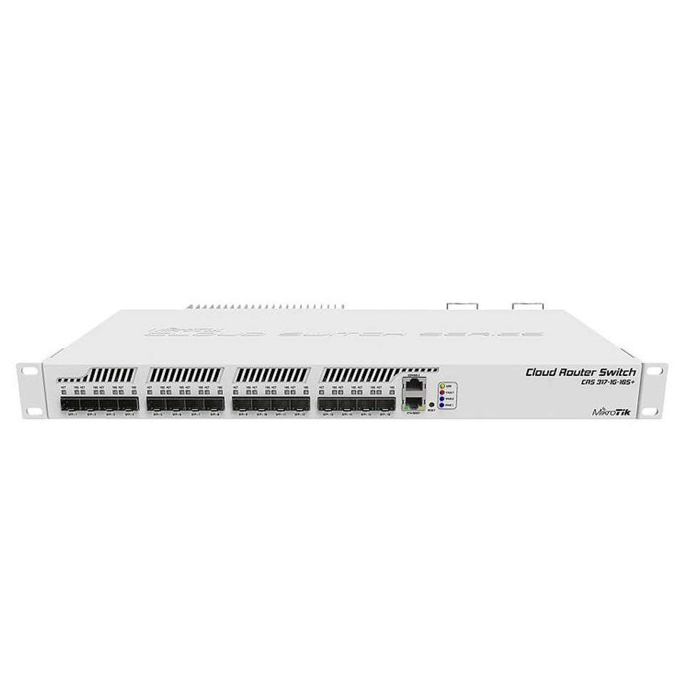 MikroTik CRS317-1G-16S+RM MikroTik CRS317-1G-16S+RM Smart Switch with 16 SFP+ Ports