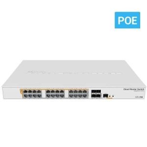MikroTik CRS328‑24P‑4S+RM MikroTik CRS328-24P-4S+RM 24 Port Gigabit Ethernet Switch