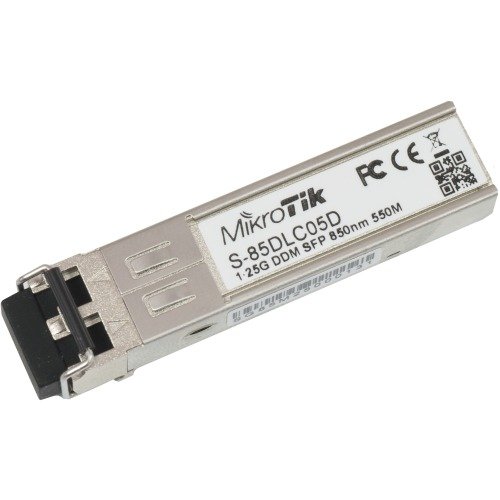 MikroTik MikroTik S-85DLC05D 1.25G SFP Transceiver 850 nm Dual LC Connector