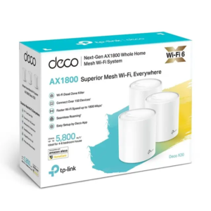 TP-Link Deco X20 AX1800 Whole Home Mesh Wi-Fi 6 System (3 Pack) - TL-DECO X20