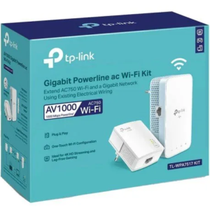 TP-Link TL-WPA7517KIT AV1000 Gigabit Powerline AC1200 Wi-Fi Kit