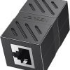 UGREEN RJ45 Network Keystone Jack Inline Coupler Female to Female Black – NW114