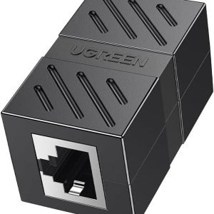 UGREEN RJ45 Network Keystone Jack Inline Coupler Female to Female Black – NW114