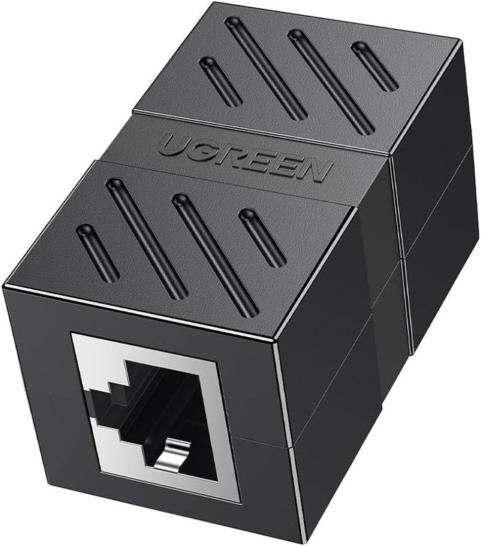 UGREEN RJ45 Network Keystone Jack Inline Coupler Female to Female Black – NW114