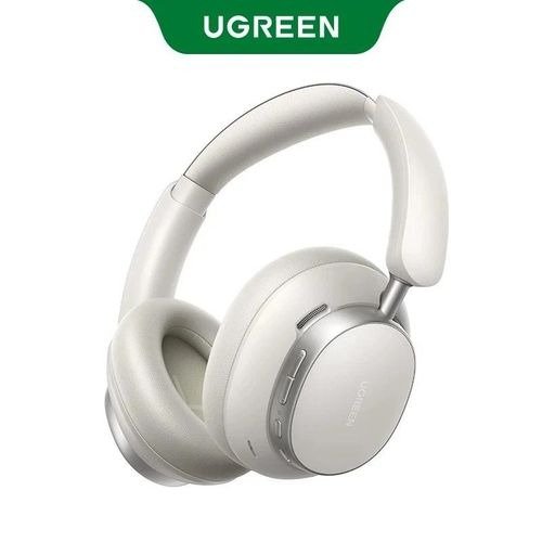 UGREEN Studio Pro Hybrid Active Noise-Cancelling Headphones White - HP206
