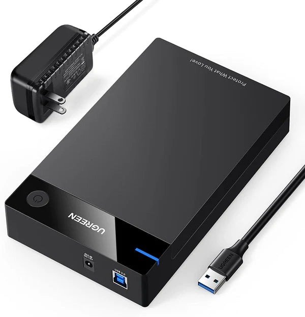 UGREEN USB 3.0 3.5 Inch Hard Drive Enclosure - US222