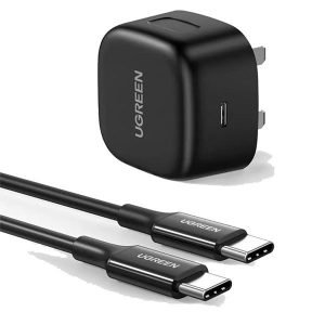 UGREEN USB-C 25W Power Delivery Charger with USB-C to USB-C 2m Cable UK Plug CD250
