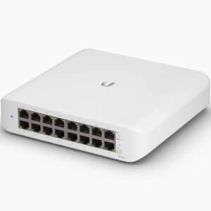 Ubiquiti UniFi Switch Lite 16 PoE 16-Port Gigabit Managed PoE+ Switch with 45W Power Budget (USW-Lite-16-PoE)