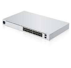 Ubiquiti UniFi USW-24-PoE 24-Port Managed Gigabit PoE+ Switch with SFP Uplinks (USW-24-PoE)