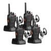 Baofeng BF-888S Two-Way Walkie Talkie Radios 16 Channel 4-Piece Set