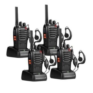 Baofeng BF-888S Two-Way Walkie Talkie Radios 16 Channel 4-Piece Set