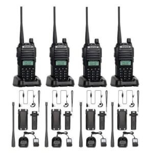 Baofeng UV-82 5W dual-band walkie talkie 5-piece set