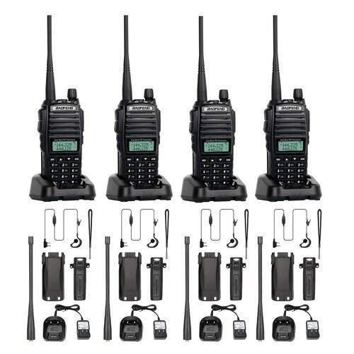 Baofeng UV-82 5W dual-band walkie talkie 5-piece set