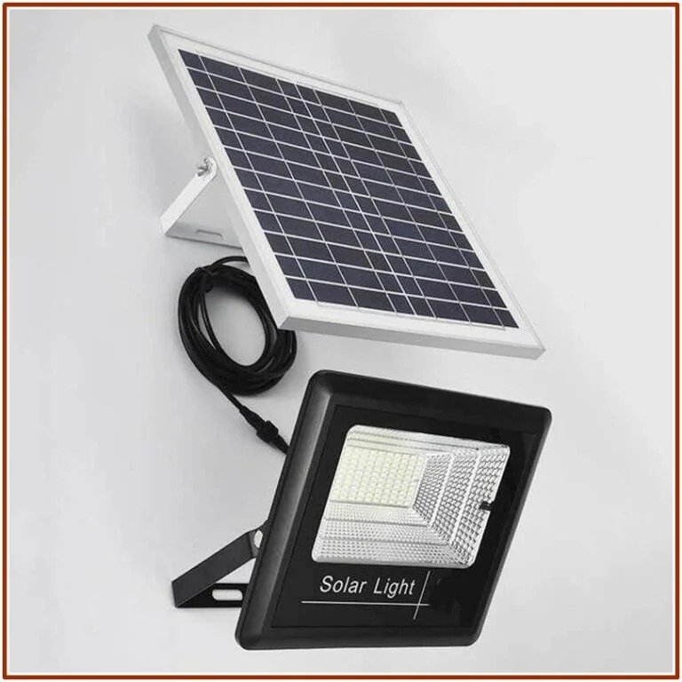 JSOT 300W Solar LED Floodlight – High-Power Outdoor Security Light with Remote Control