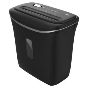 DELI E9945 Cross-Cut Paper Shredder – 6 Sheets, P-4 Security