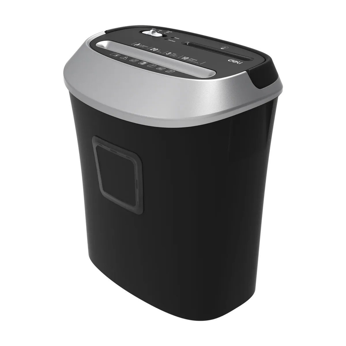 DELI E9948 Cross-Cut Paper Shredder – 10 Sheets, P-3 Security