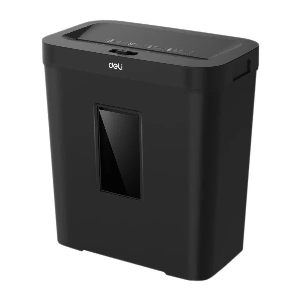 DELI ET023 Cross-Cut Paper Shredder – 8 Sheets, P-4 Security