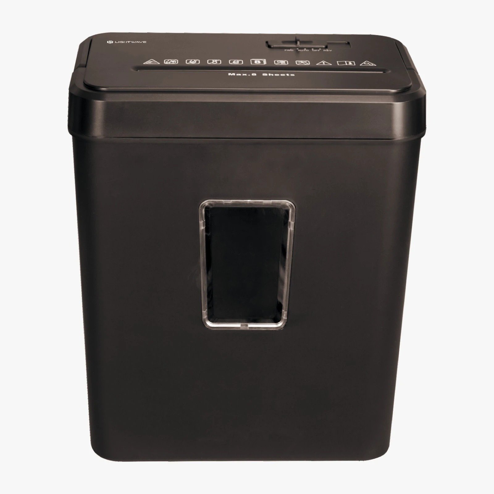 Lightwave PSH-21LT 12-Sheet Paper and CD Cross-Cut Shredder – 21-Litre Bin