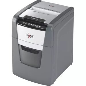 Rexel Optimum AutoFeed+ 100X Cross-Cut Paper Shredder – 100-Sheet Auto Feed