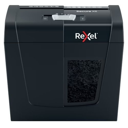 Rexel Secure X6 Cross-Cut Paper Shredder – P-4 Security